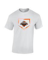 Atchison County HS Baseball Plate - Cotton T-Shirt