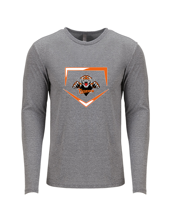 Atchison County HS Baseball Plate - Tri-Blend Long Sleeve