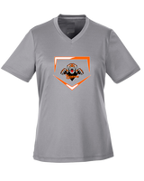 Atchison County HS Baseball Plate - Womens Performance Shirt