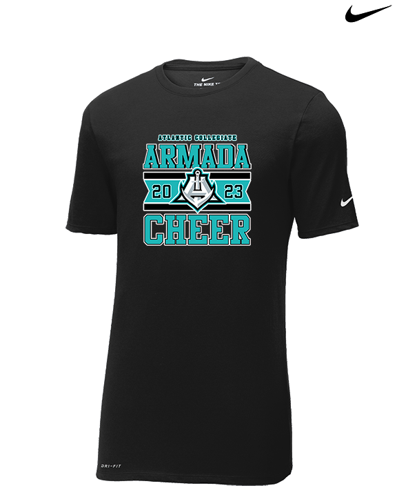Atlantic Collegiate Academy Cheer Stamp - Mens Nike Cotton Poly Tee