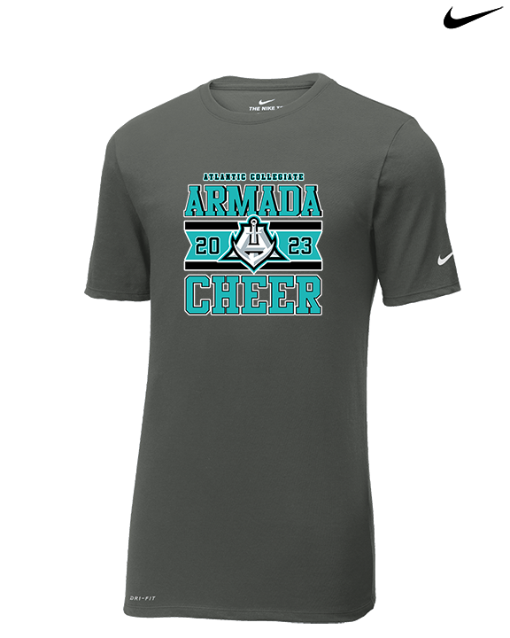 Atlantic Collegiate Academy Cheer Stamp - Mens Nike Cotton Poly Tee