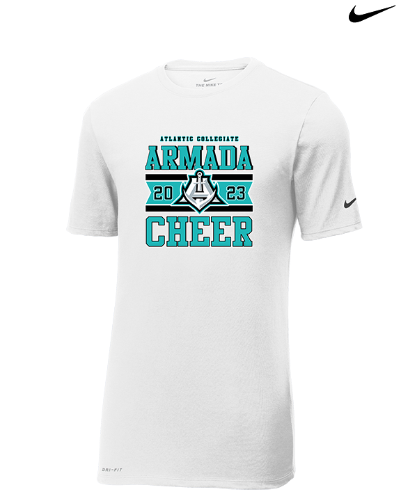 Atlantic Collegiate Academy Cheer Stamp - Mens Nike Cotton Poly Tee