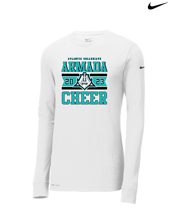 Atlantic Collegiate Academy Cheer Stamp - Mens Nike Longsleeve