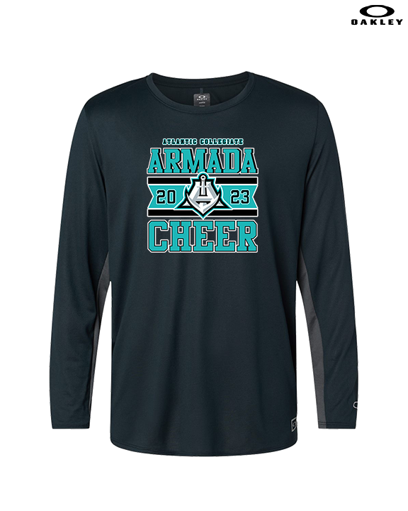 Atlantic Collegiate Academy Cheer Stamp - Mens Oakley Longsleeve