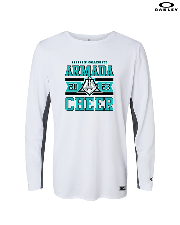 Atlantic Collegiate Academy Cheer Stamp - Mens Oakley Longsleeve