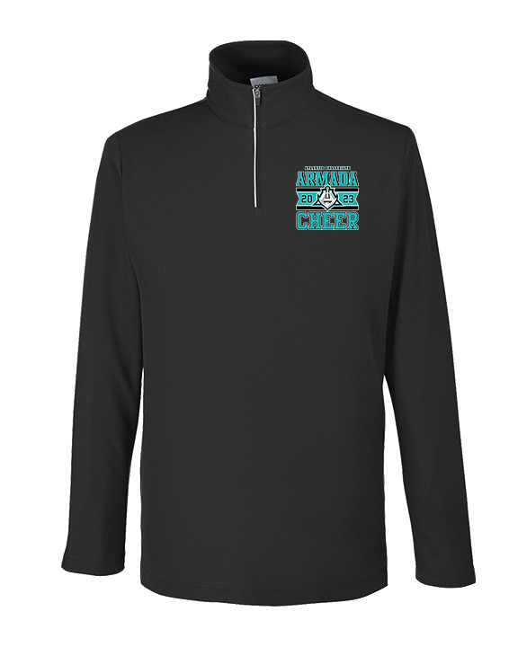 Atlantic Collegiate Academy Cheer Stamp - Mens Quarter Zip