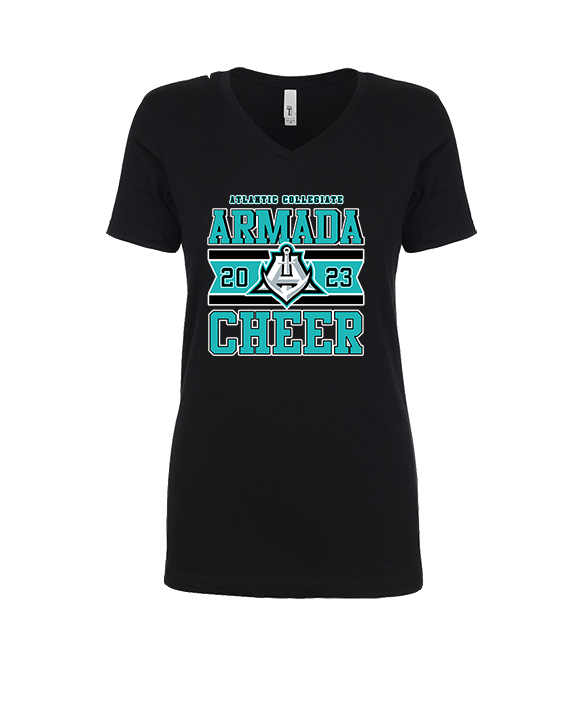 Atlantic Collegiate Academy Cheer Stamp - Womens Vneck