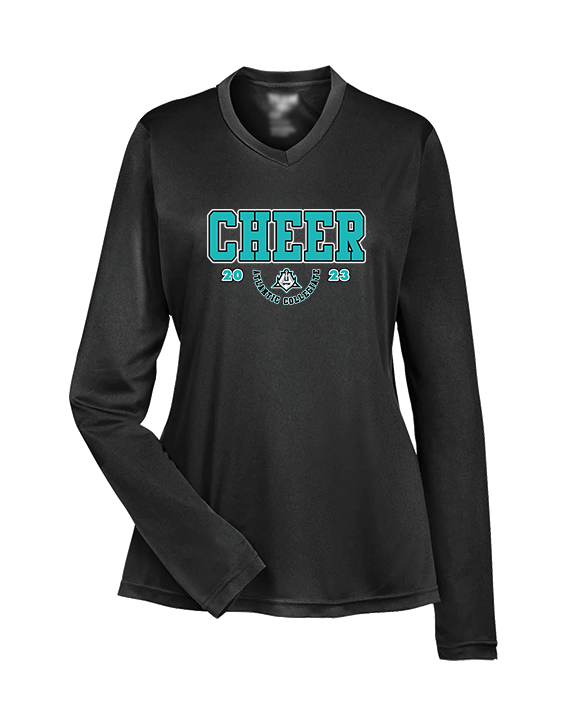 Atlantic Collegiate Academy Cheer Swoop - Womens Performance Longsleeve