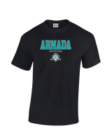 Atlantic Collegiate Academy Football Block - Cotton T-Shirt