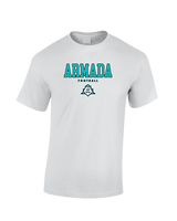 Atlantic Collegiate Academy Football Block - Cotton T-Shirt