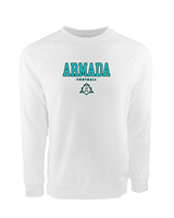 Atlantic Collegiate Academy Football Block - Crewneck Sweatshirt