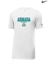 Atlantic Collegiate Academy Football Block - Mens Nike Cotton Poly Tee