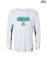 Atlantic Collegiate Academy Football Block - Mens Oakley Longsleeve