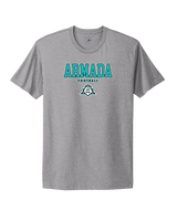 Atlantic Collegiate Academy Football Block - Mens Select Cotton T-Shirt
