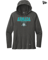 Atlantic Collegiate Academy Football Block - New Era Tri-Blend Hoodie