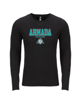 Atlantic Collegiate Academy Football Block - Tri - Blend Long Sleeve