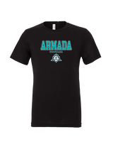 Atlantic Collegiate Academy Football Block - Tri - Blend Shirt