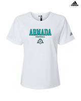 Atlantic Collegiate Academy Football Block - Womens Adidas Performance Shirt