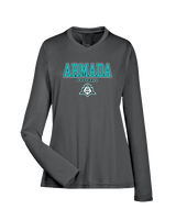 Atlantic Collegiate Academy Football Block - Womens Performance Longsleeve
