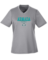 Atlantic Collegiate Academy Football Block - Womens Performance Shirt