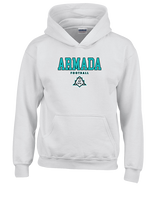 Atlantic Collegiate Academy Football Block - Youth Hoodie