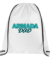 Atlantic Collegiate Academy Football Dad - Drawstring Bag