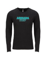 Atlantic Collegiate Academy Football Dad - Tri - Blend Long Sleeve