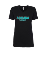 Atlantic Collegiate Academy Football Dad - Womens Vneck