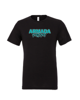 Atlantic Collegiate Academy Football Mom - Tri - Blend Shirt