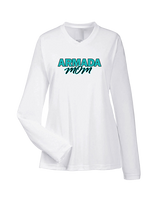 Atlantic Collegiate Academy Football Mom - Womens Performance Longsleeve