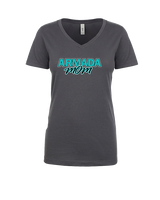 Atlantic Collegiate Academy Football Mom - Womens Vneck