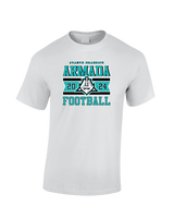 Atlantic Collegiate Academy Football Stamp - Cotton T-Shirt
