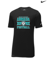 Atlantic Collegiate Academy Football Stamp - Mens Nike Cotton Poly Tee