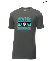 Atlantic Collegiate Academy Football Stamp - Mens Nike Cotton Poly Tee