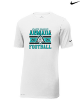 Atlantic Collegiate Academy Football Stamp - Mens Nike Cotton Poly Tee