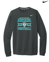 Atlantic Collegiate Academy Football Stamp - Mens Nike Crewneck