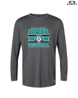 Atlantic Collegiate Academy Football Stamp - Mens Oakley Longsleeve