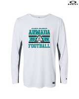 Atlantic Collegiate Academy Football Stamp - Mens Oakley Longsleeve