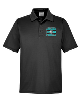 Atlantic Collegiate Academy Football Stamp - Mens Polo