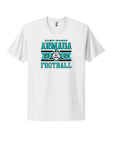 Atlantic Collegiate Academy Football Stamp - Mens Select Cotton T-Shirt