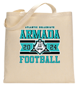 Atlantic Collegiate Academy Football Stamp - Tote