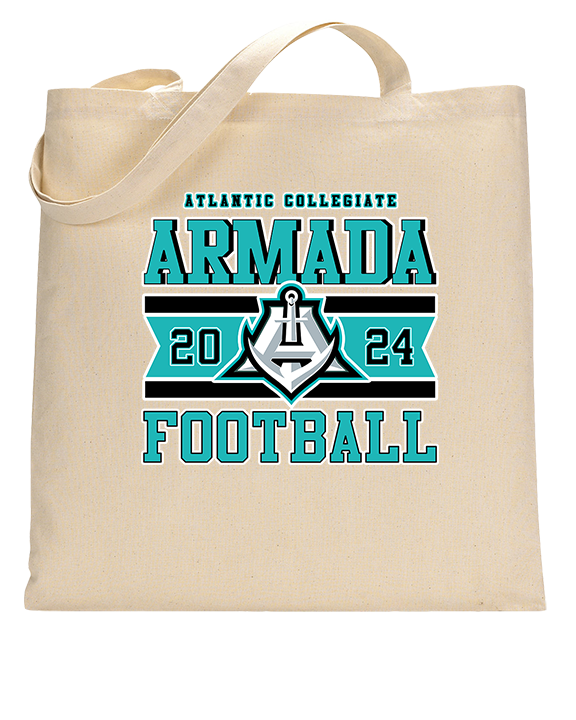 Atlantic Collegiate Academy Football Stamp - Tote