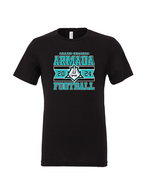 Atlantic Collegiate Academy Football Stamp - Tri - Blend Shirt