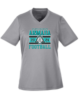 Atlantic Collegiate Academy Football Stamp - Womens Performance Shirt