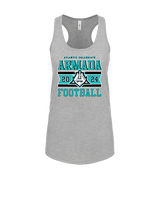 Atlantic Collegiate Academy Football Stamp - Womens Tank Top