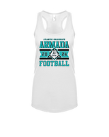 Atlantic Collegiate Academy Football Stamp - Womens Tank Top