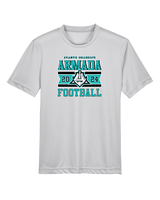 Atlantic Collegiate Academy Football Stamp - Youth Performance Shirt