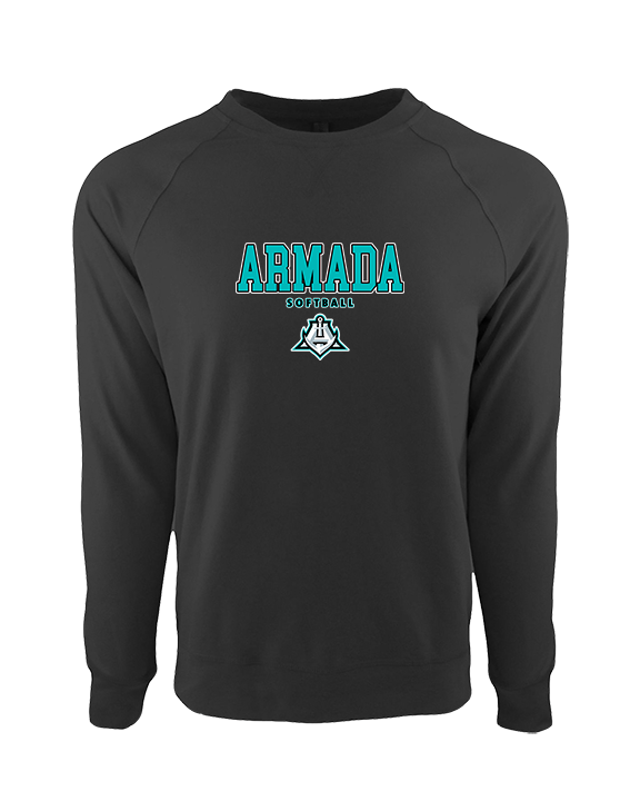 Atlantic Collegiate Academy Softball Block - Crewneck Sweatshirt