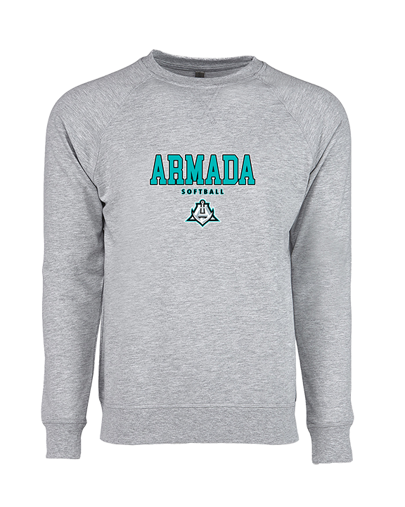 Atlantic Collegiate Academy Softball Block - Crewneck Sweatshirt