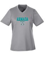 Atlantic Collegiate Academy Softball Block - Womens Performance Shirt